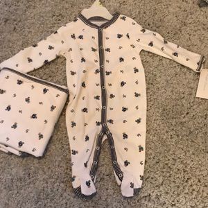 Ralph Lauren Sleeper with Matching Blanket!